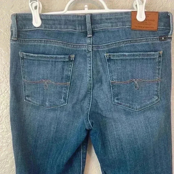 Lucky brand, Lolita crop,raw hem denim low rise, skinny - Picture 3 of 8